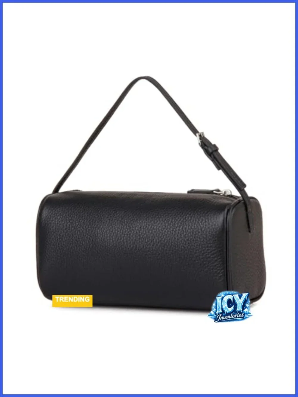 Premium Full-Grained Leather Hobo Crossbody Bag with Adjustable Strap